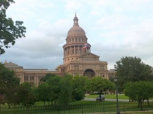 Texas state capitol in Austin, TX.
